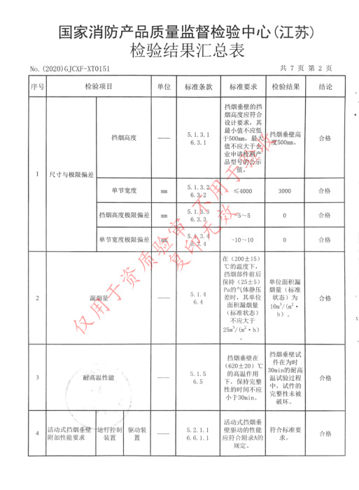 活動式柔性擋煙垂壁