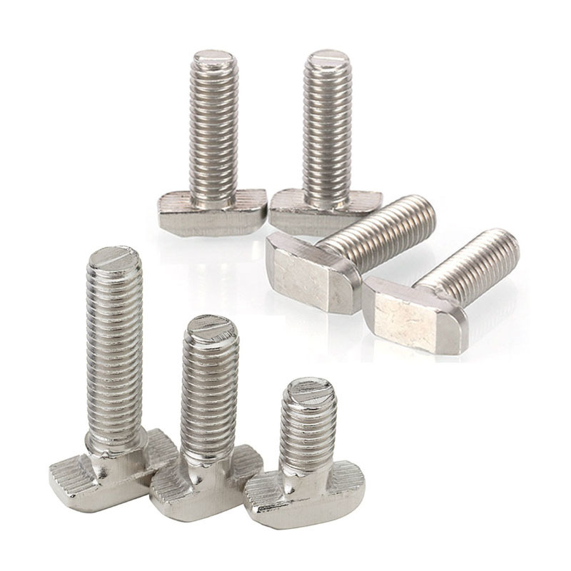 Customized Din186 304 Stainless Steel M6 M8 M10 Rectangular Square Head T Bolt