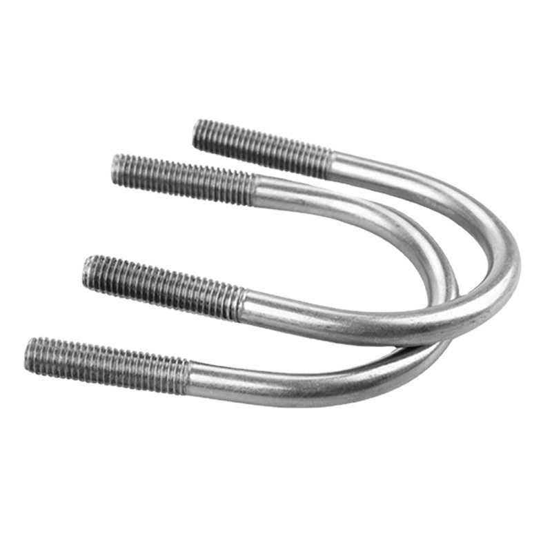 4.8 8.8 10.9 12.9 Grade Steel U Slot Bolt Metal Stainless Steel Zinc Plated Aluminium U Shape Bolt With Nut