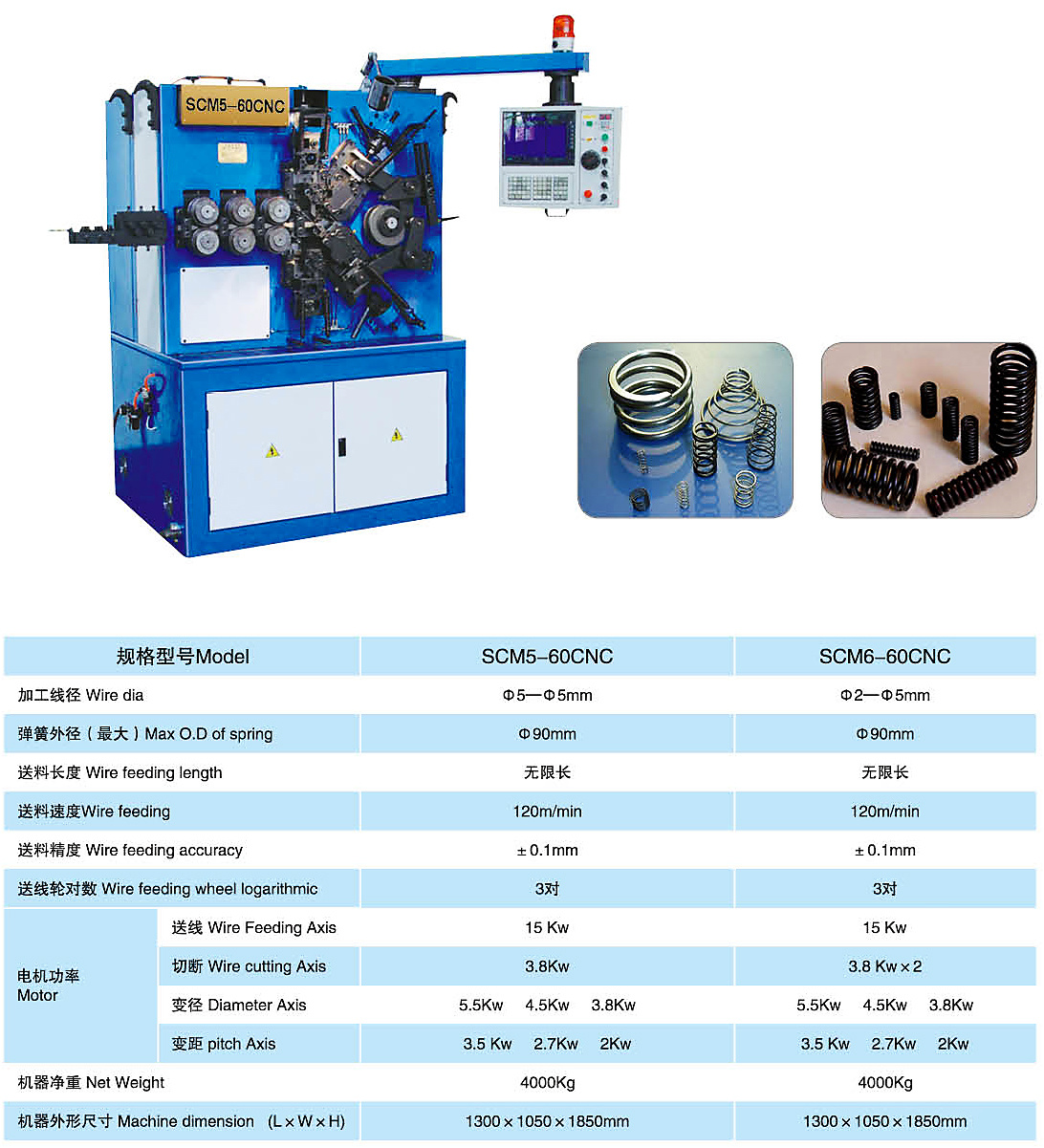 SCM5-80/SCM3-80CNC型數(shù)控卷簧機(jī)