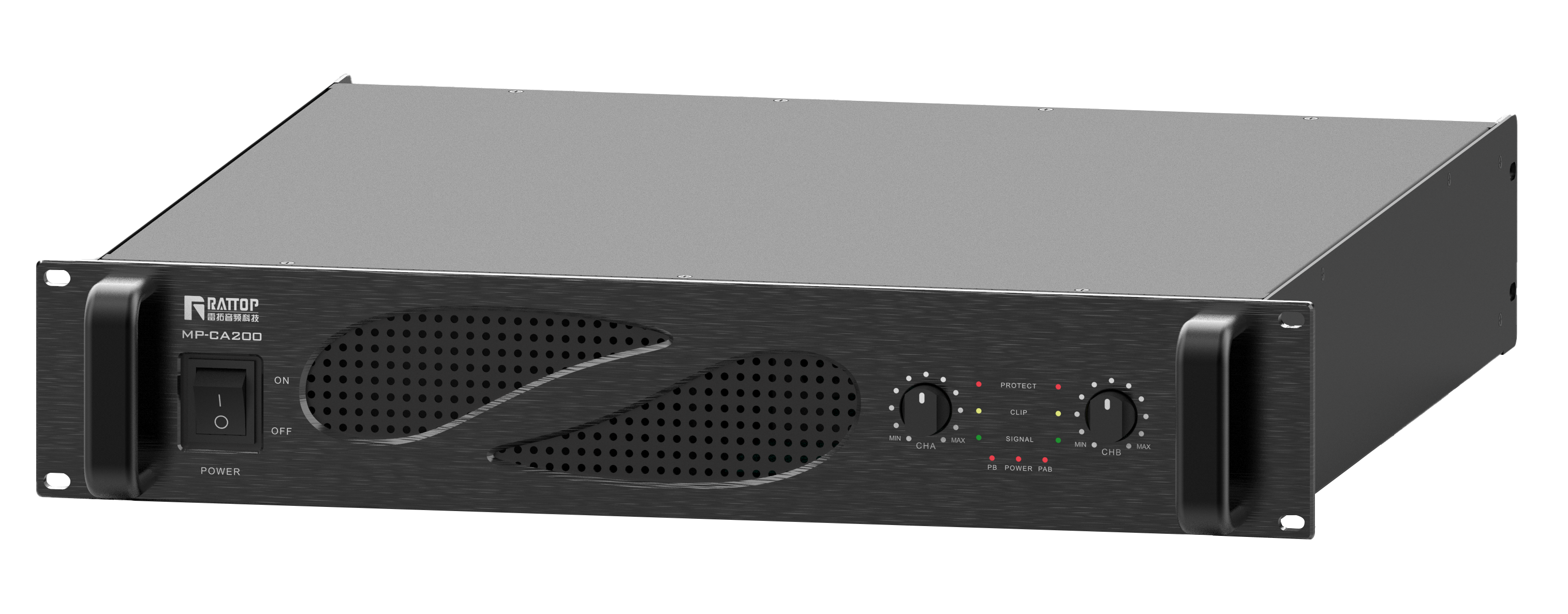 双通道专业音频功率放大器(200W)