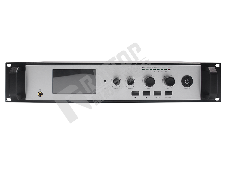 4.3寸彩屏点播式云平台网络功放（260W）