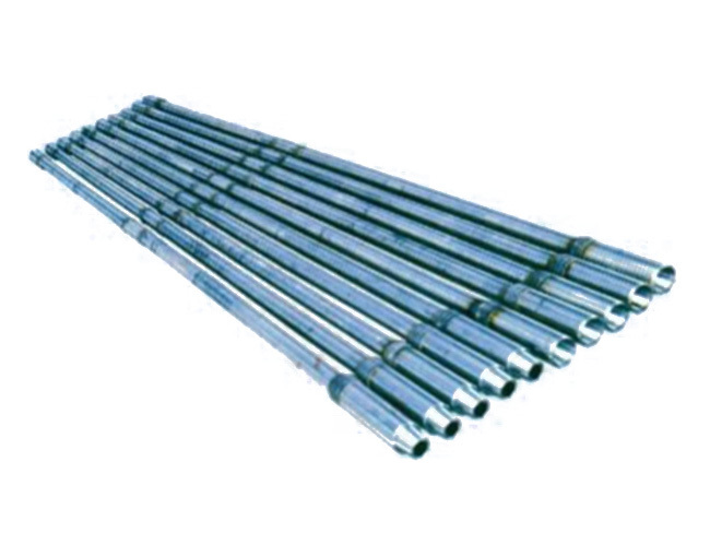 Integral heavy weight drill pipe