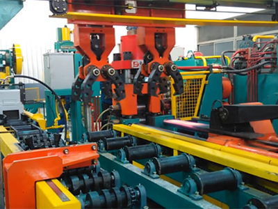 Fully automatic rod sheet rolling line