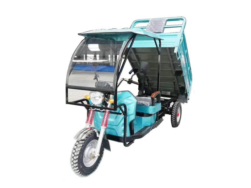 Electric Cargo Tricycle with Cabin