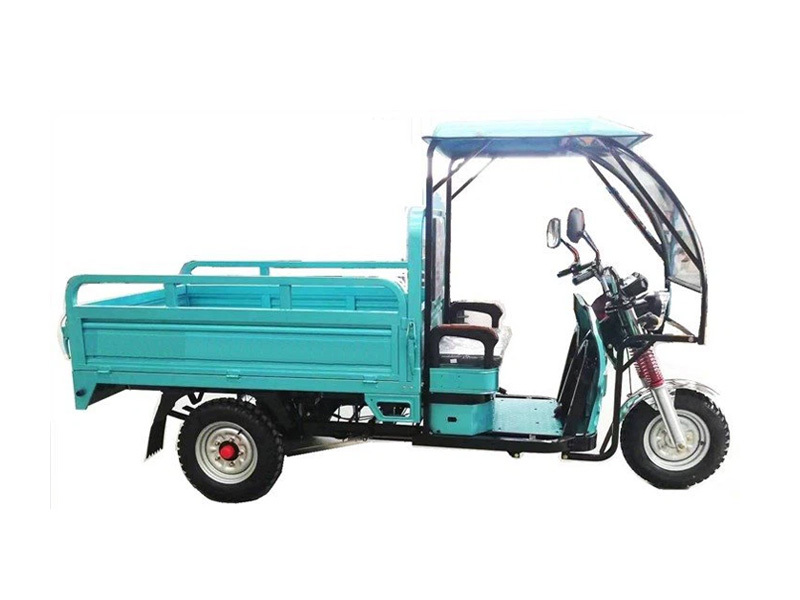 Electric Cargo Tricycle with Cabin