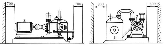 真空泵安裝布置