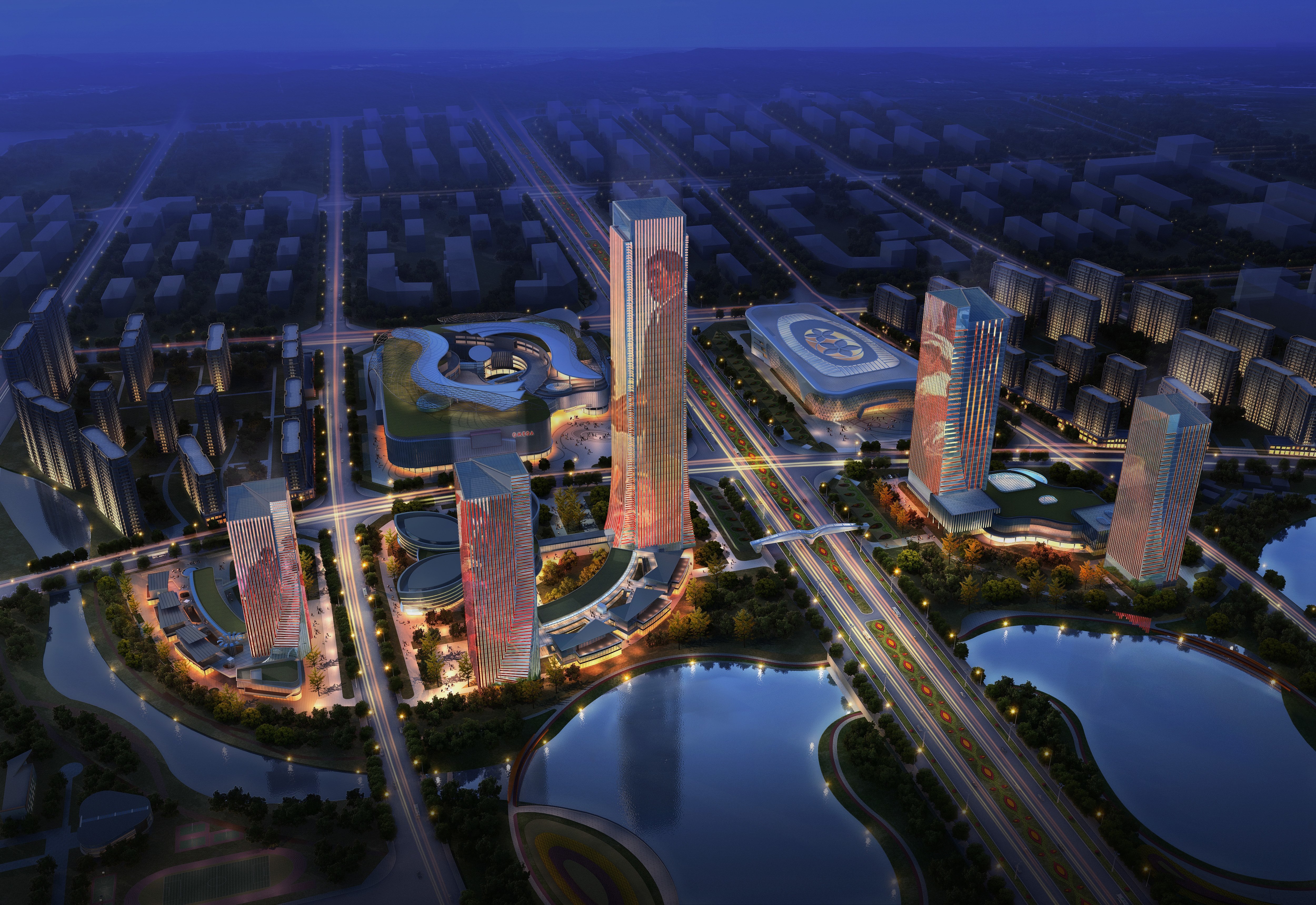 江西五指峰建筑群EPC 照明工程