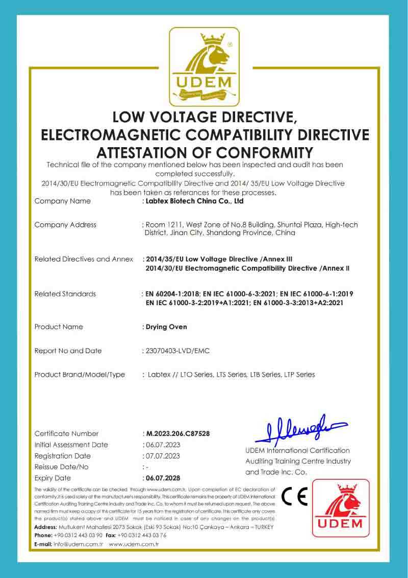 LOW VOLTAGE DIRECTIVE, ELECTROMAGNETIC COMPATIBILITY DIRECTIVE ATTESTATION OF CONFORMITY LOW VOLTAGE DIRECTIVE, ELECTROMAGNETIC COMPATIBILITY DIRECTIVE ATTESTATION OF CONFORMITY
