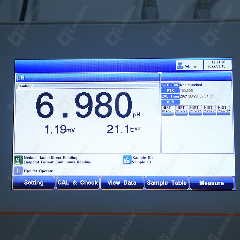 Benchtop pH Meter
