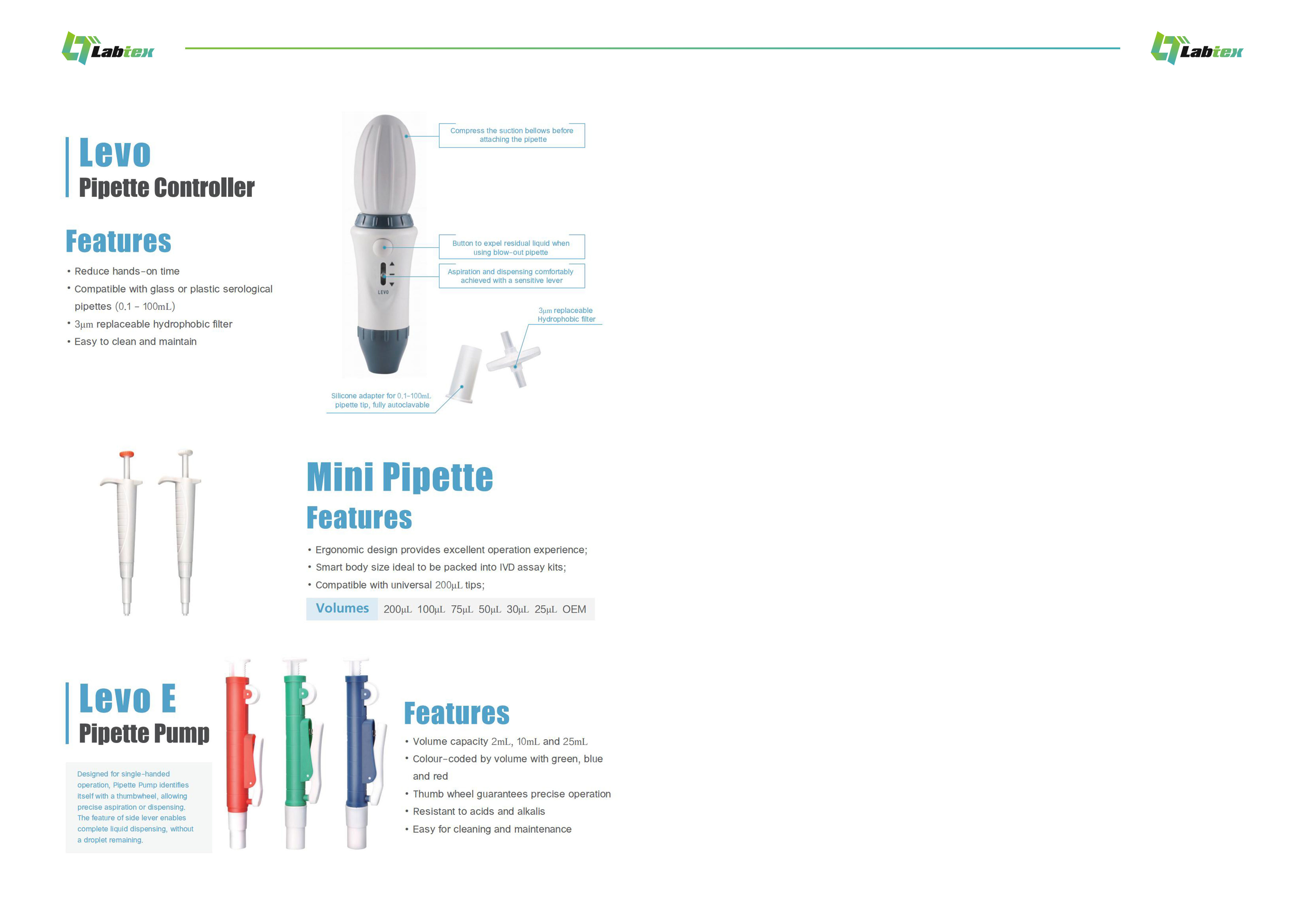 Levo E Pipette Pump-Labtex Biotech China Co., Ltd.
