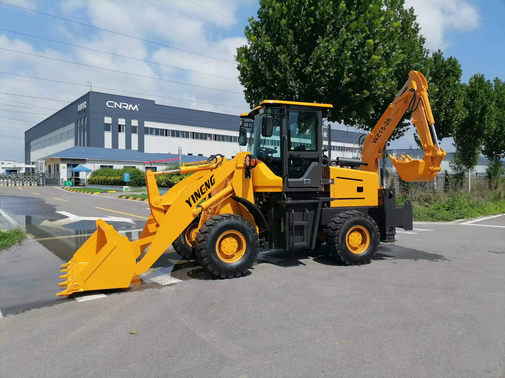 Mini backhoe loader