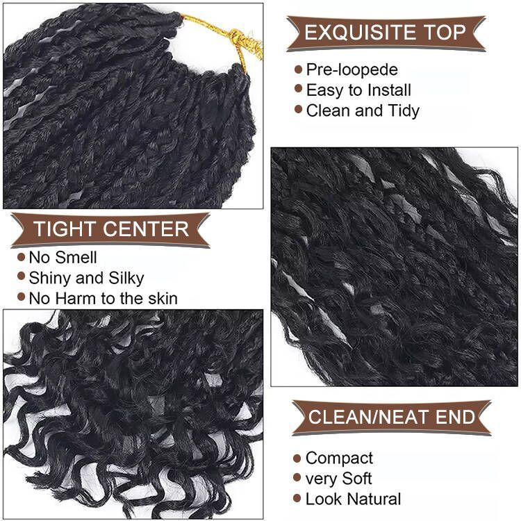 African wigs, dirty braids, crochet extensions, three braids, flying hair, fine braids, Goddess Box Braids Locs