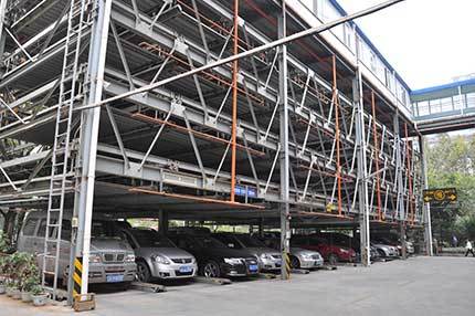云南省第一人民医院5层升降横移式立体车库机械式立体停车设备