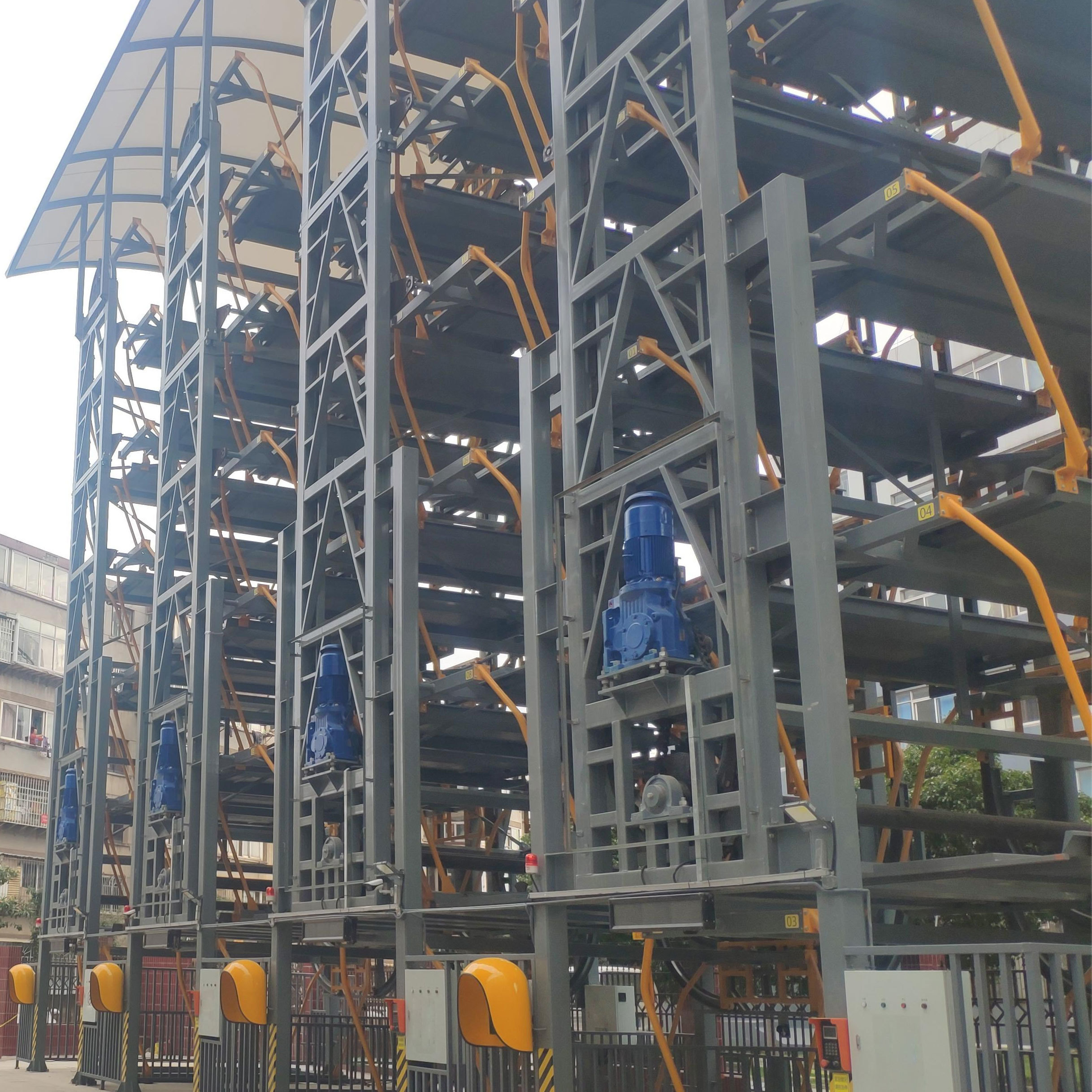 16 VEHICLES VERTICAL ROTARY CAROUSEL PARKING SYSTEM