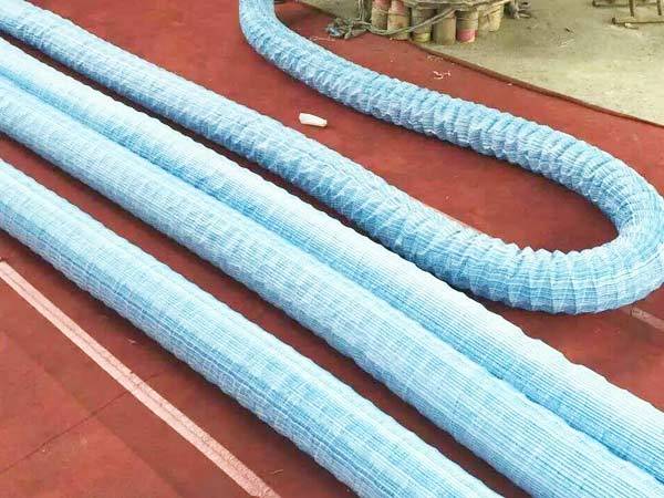 Soft permeable pipe