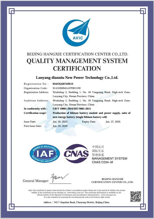 Quality Management System Certification