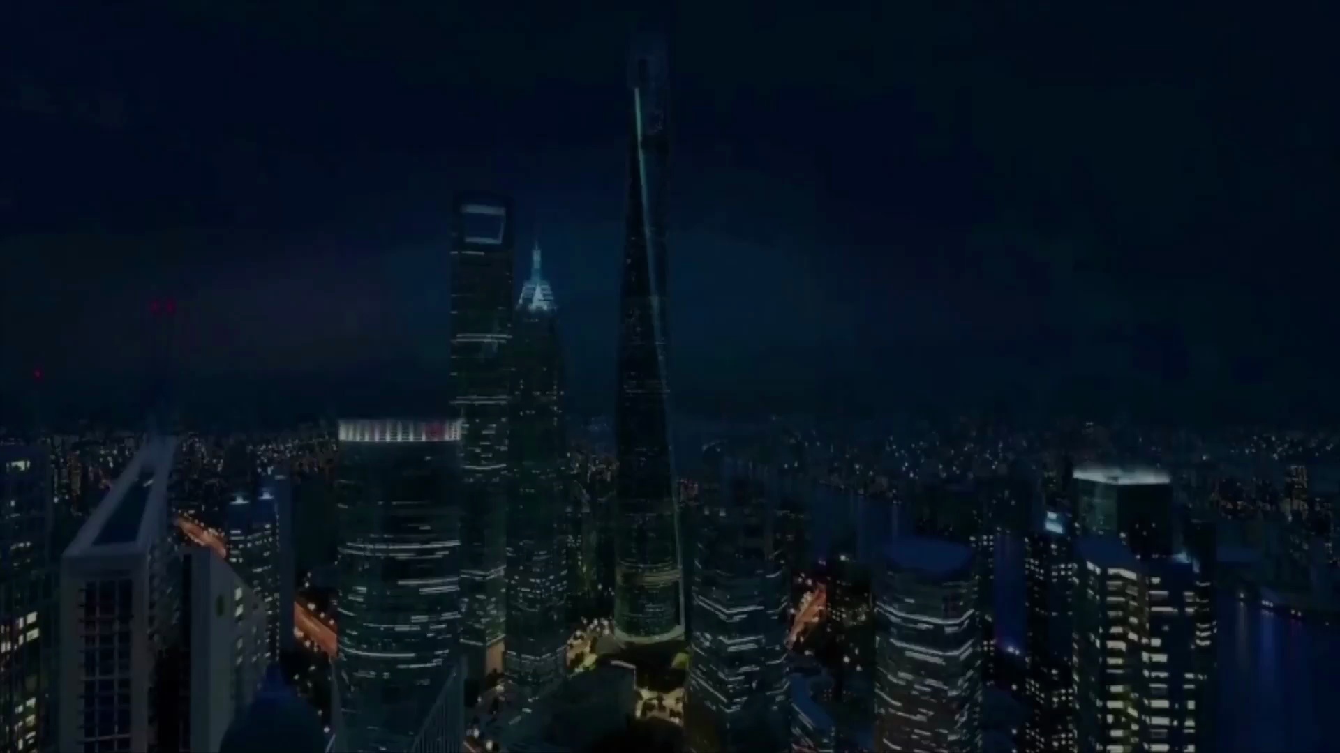 Shanghai Tower Lighting Performance Rendering Video