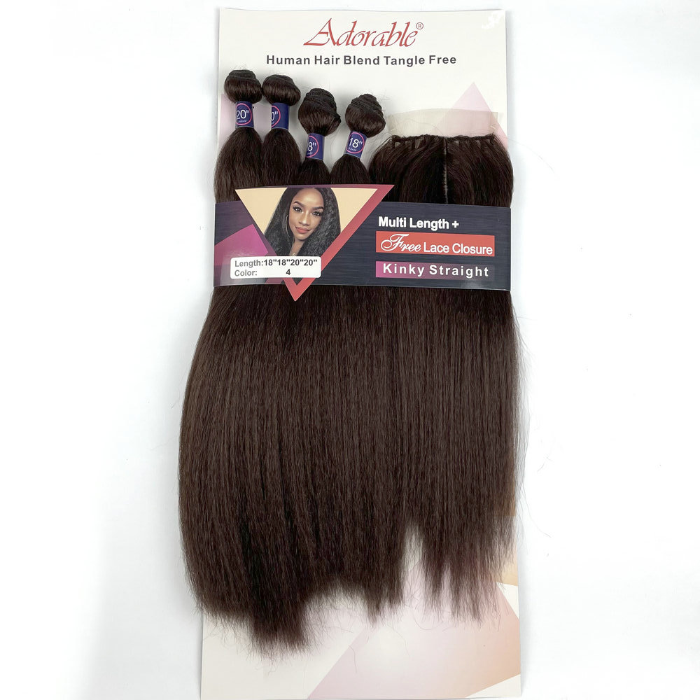 Kinky straight 18-20 4#