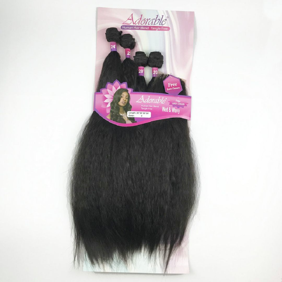 Wet wavy 4pcs