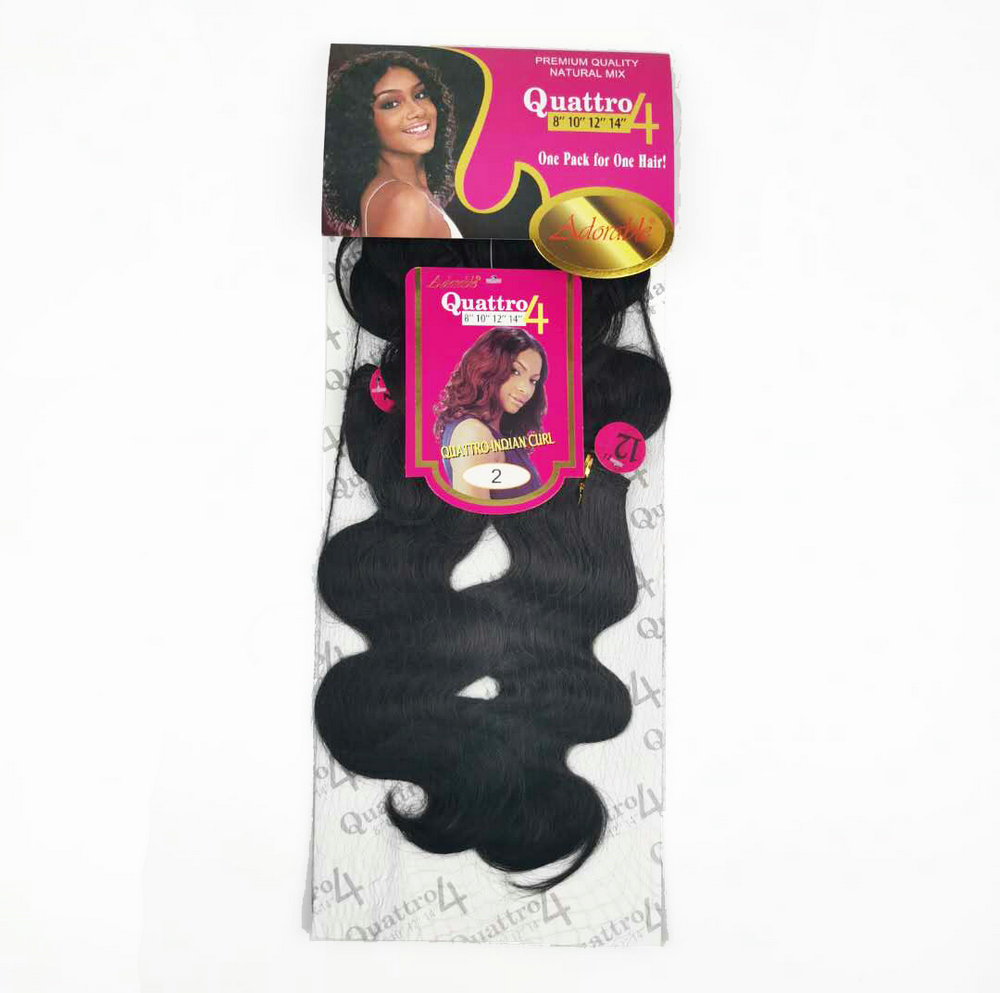 QUATTRO INDIAN CURL 4pcs