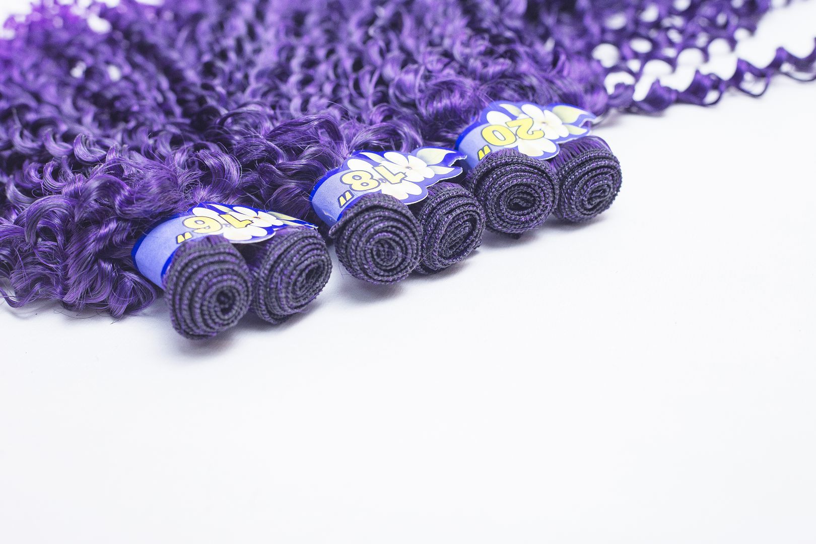 Water wave 6pcs 16-20 T1Bpurple