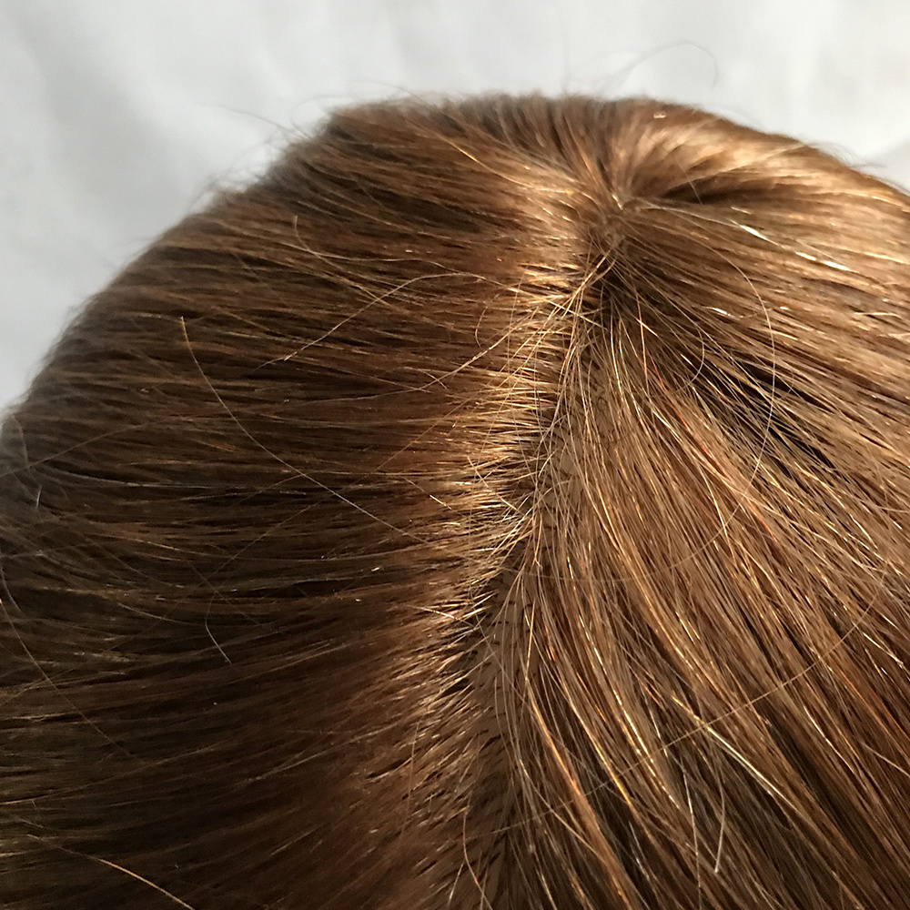 male human hair traning head 4#