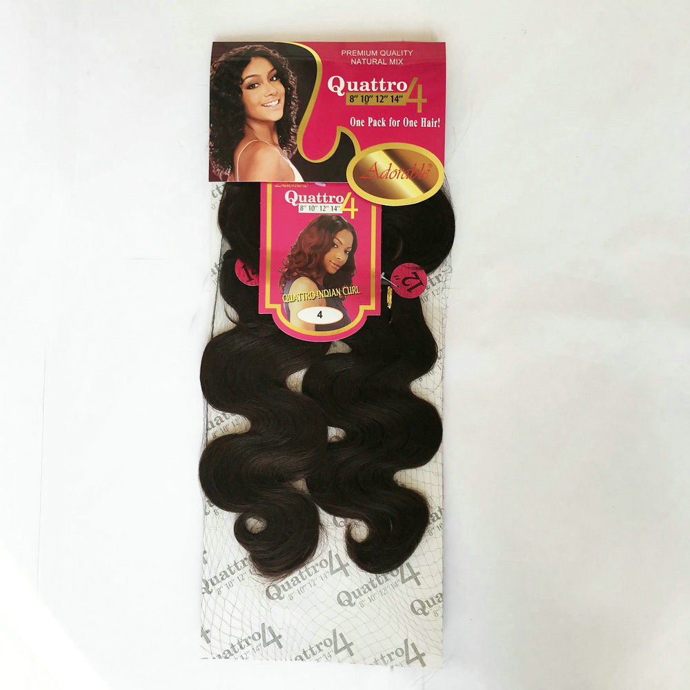 QUATTRO INDIAN CURL 4pcs