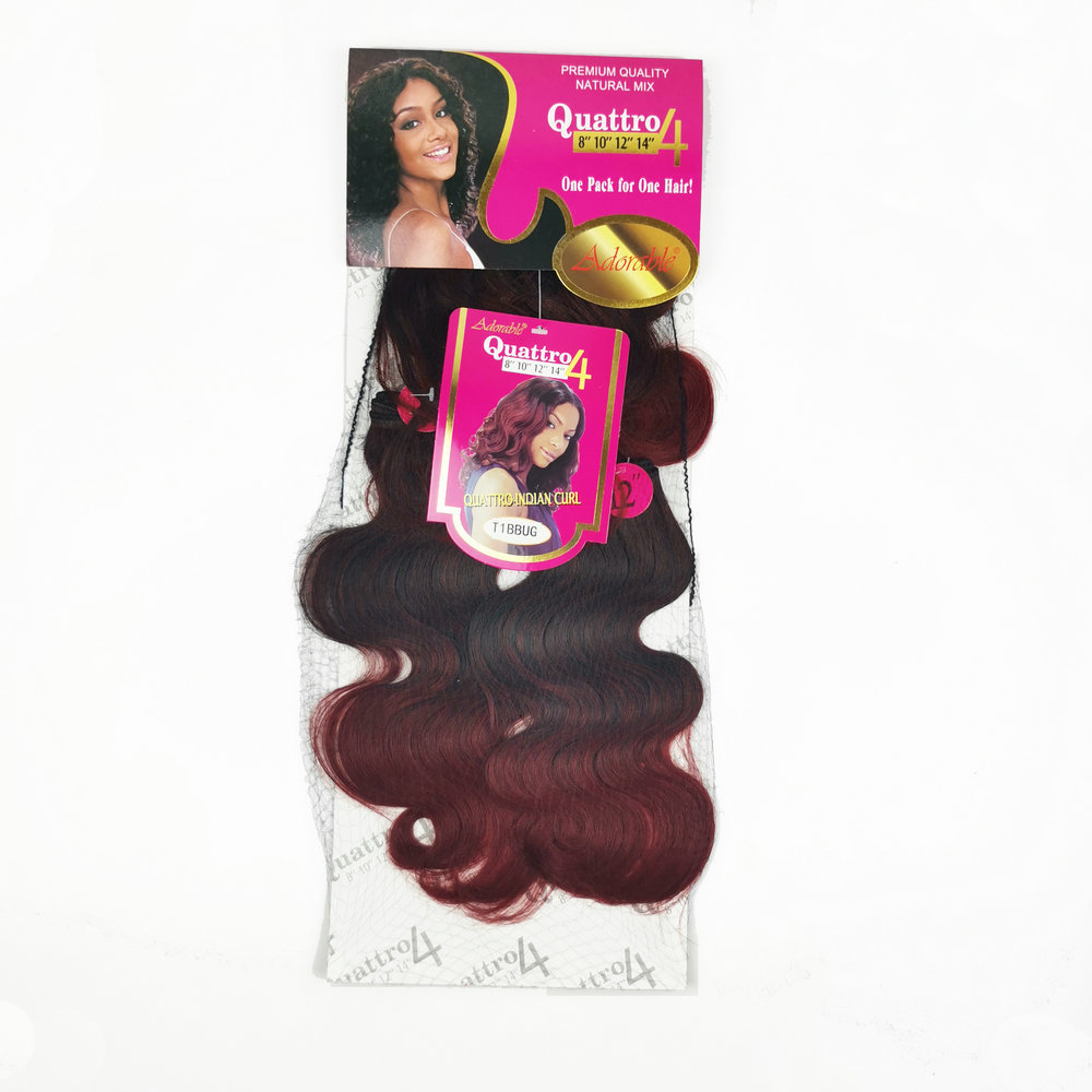 QUATTRO INDIAN CURL 4pcs