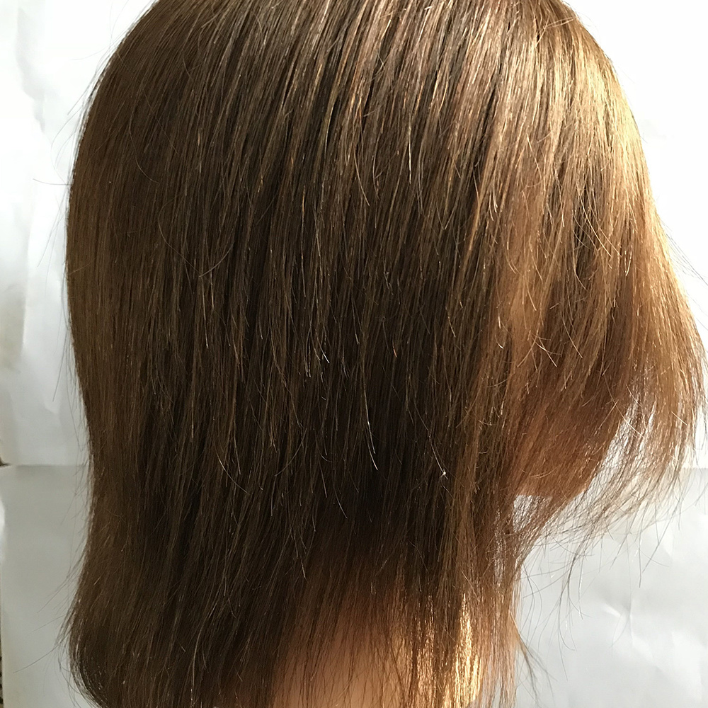 male human hair traning head 4#