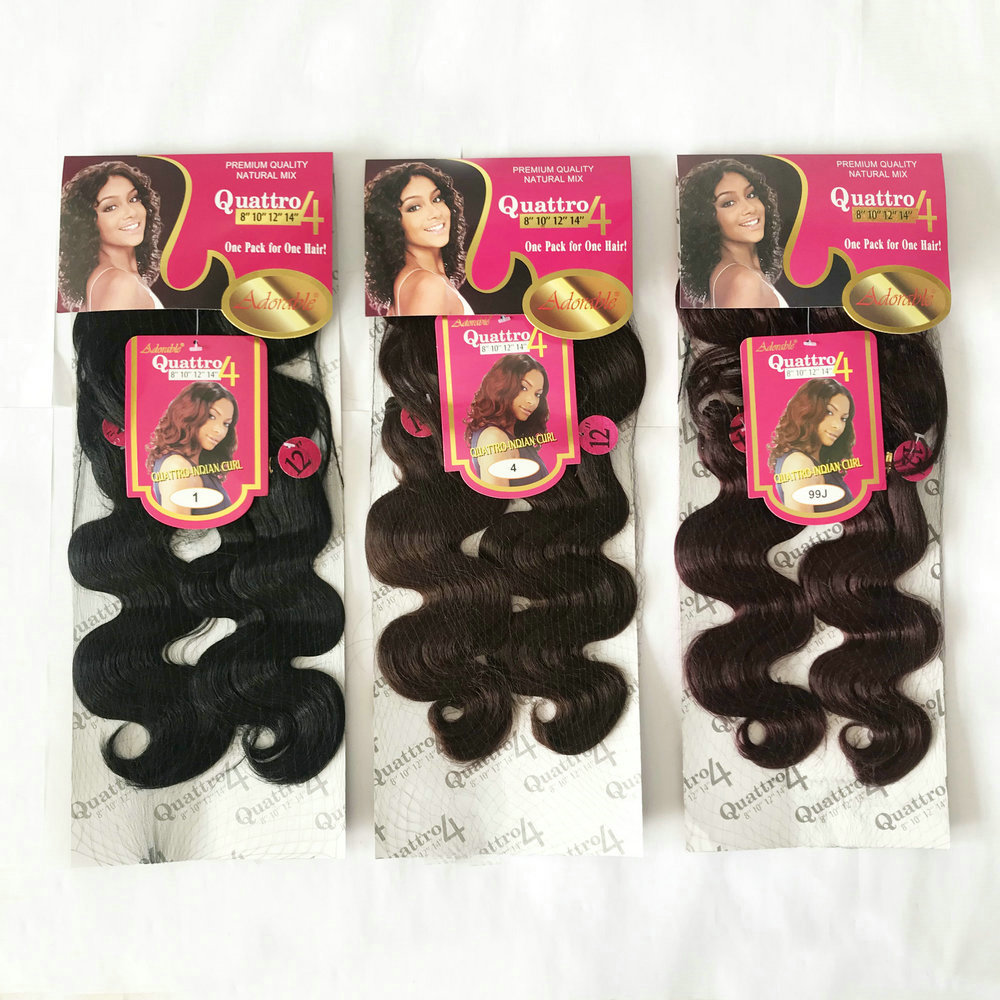 QUATTRO INDIAN CURL 4pcs