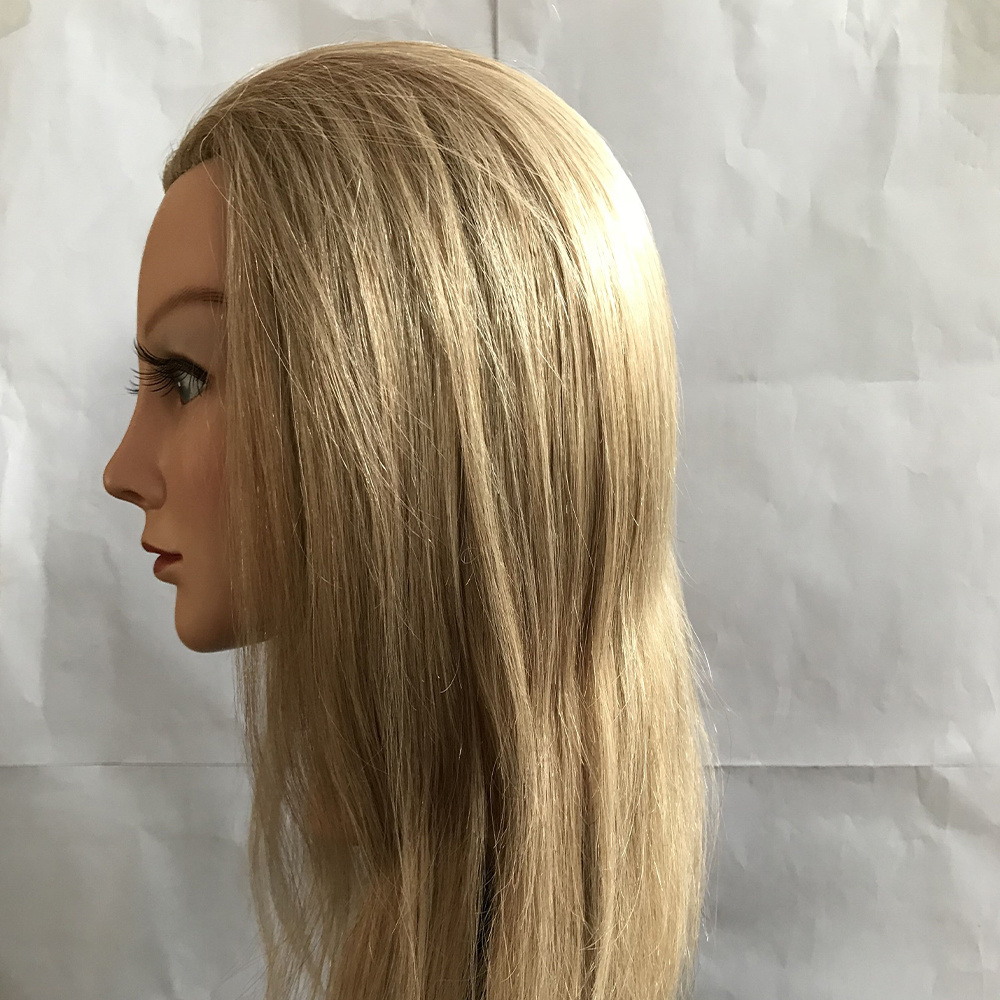 human hair traning head with eye lash 27#