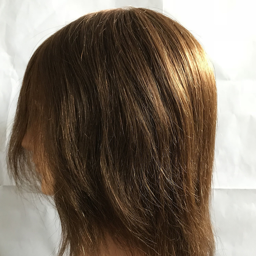 male human hair traning head 4#