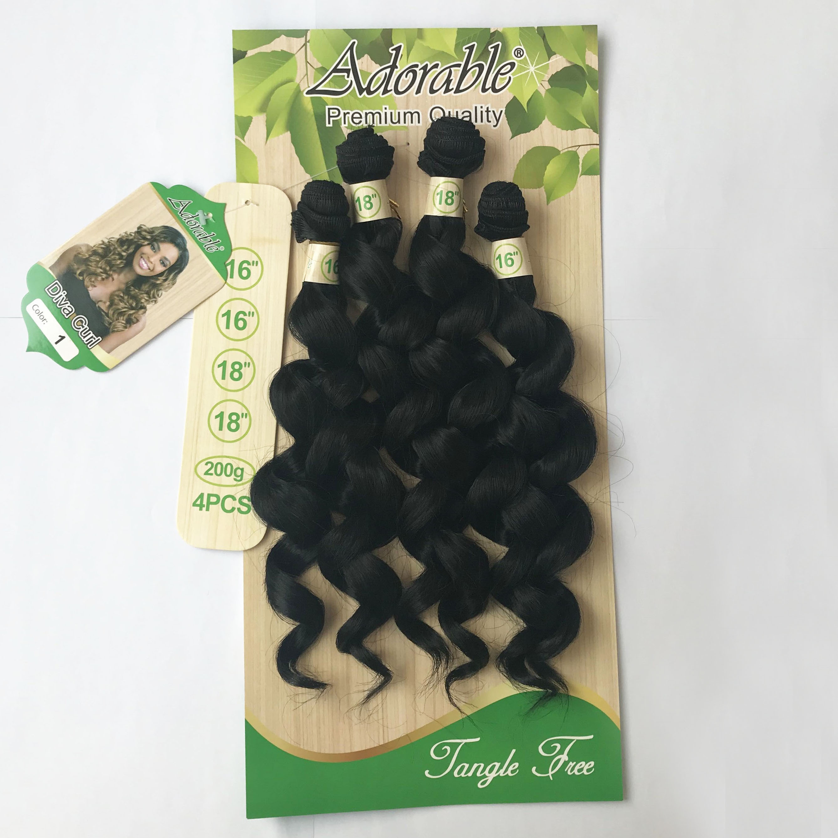 Diva curl 4pcs 1#