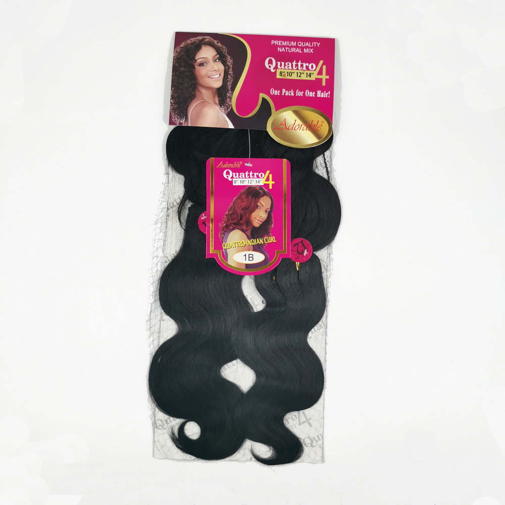 QUATTRO INDIAN CURL 4pcs