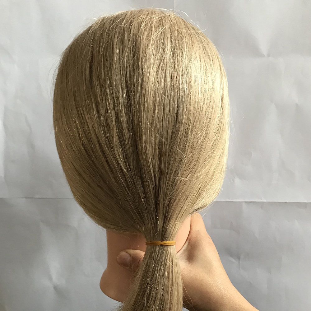 human hair traning head with eye lash 27#