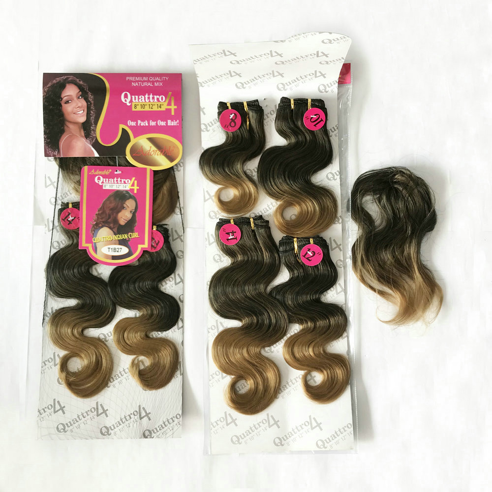 QUATTRO INDIAN CURL 4pcs