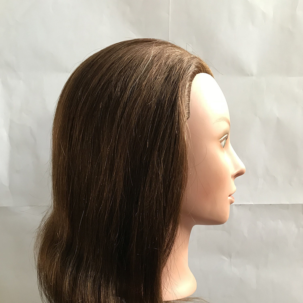 human hair traning head light color