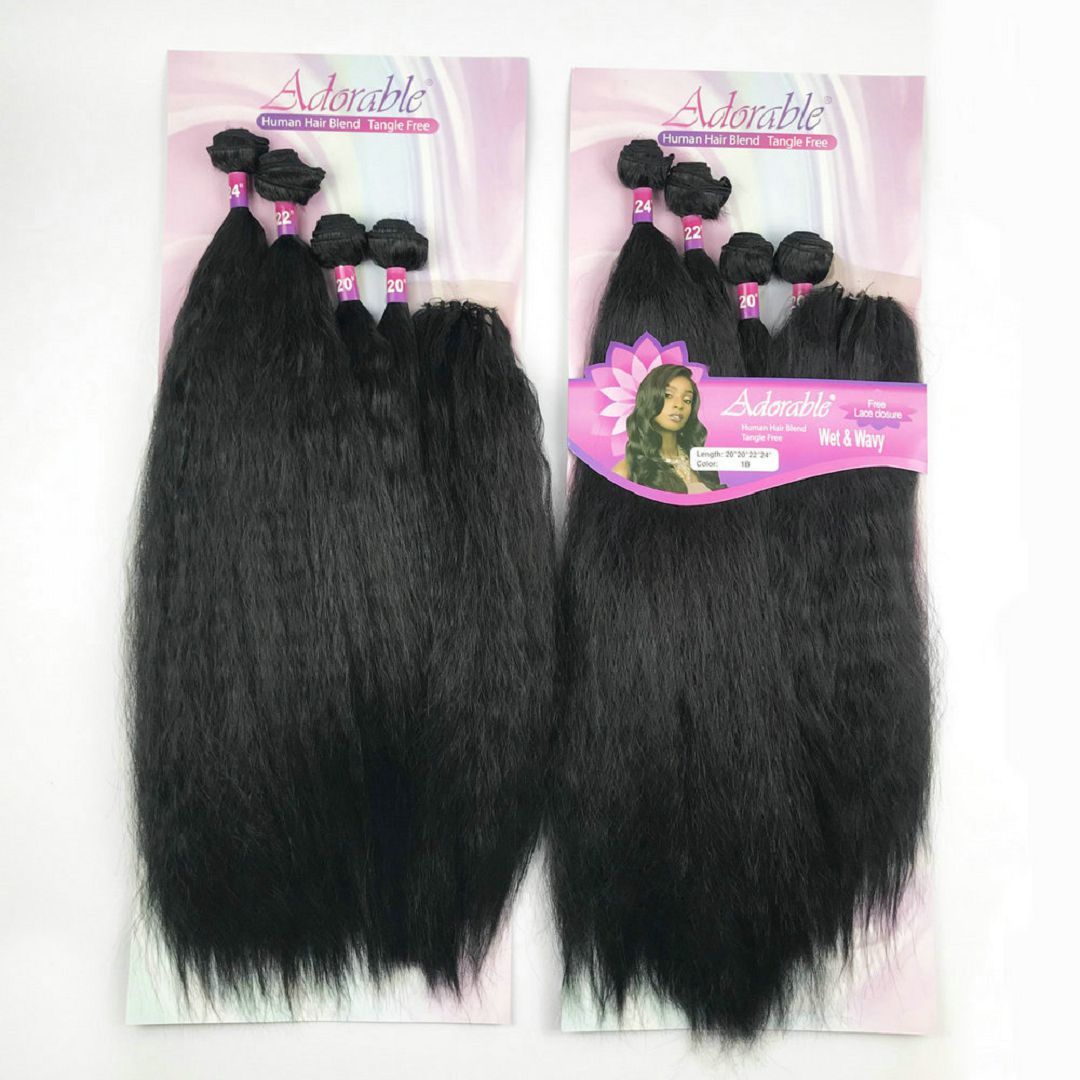 Wet wavy 4pcs