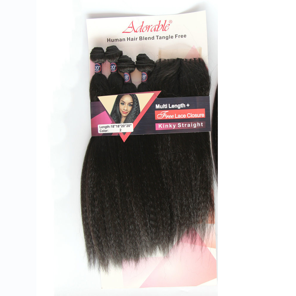 Kinky straight    4PCS