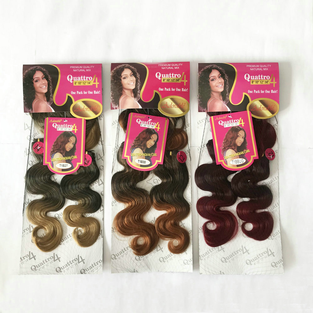 QUATTRO INDIAN CURL 4pcs