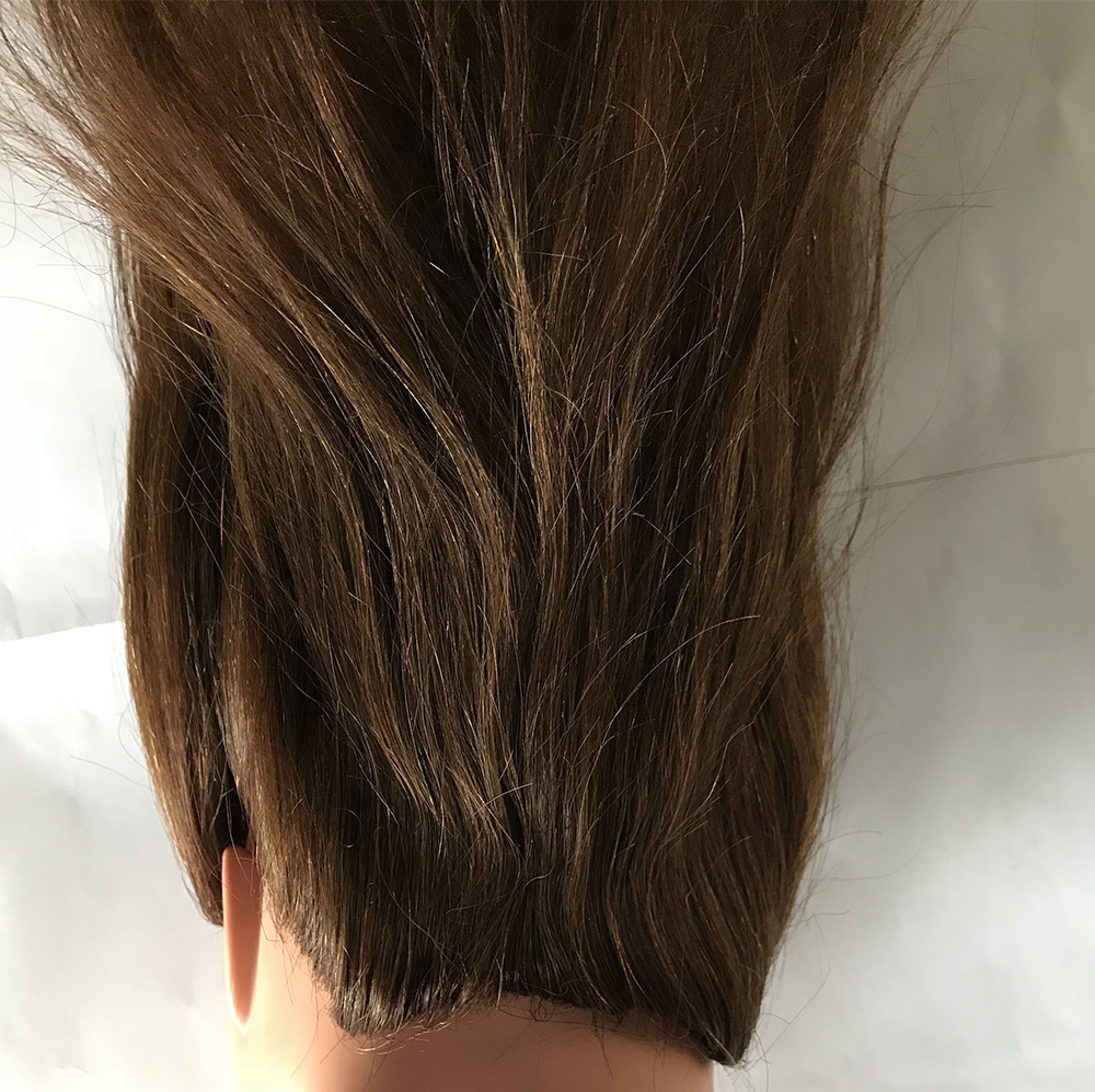 human hair traning head light color
