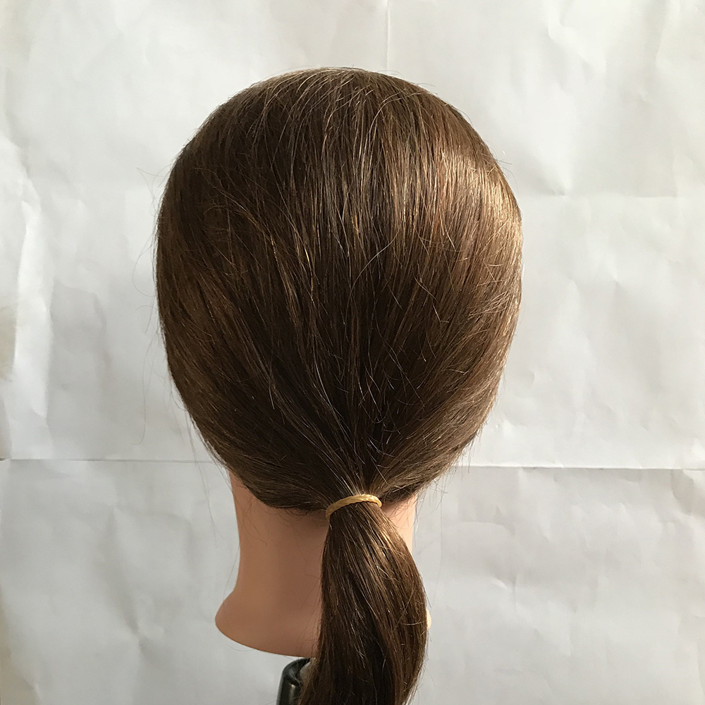 human hair traning head light color