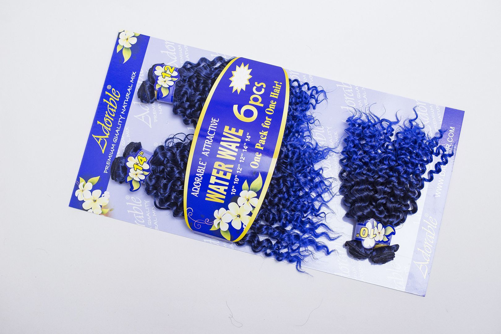 Water wave 6pcs 10-14 T1BBLUE
