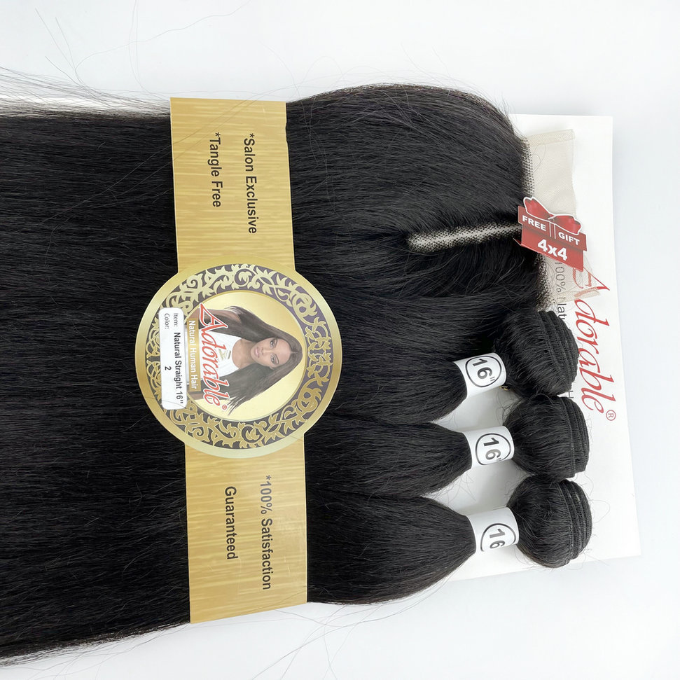 Natural straight 3+1