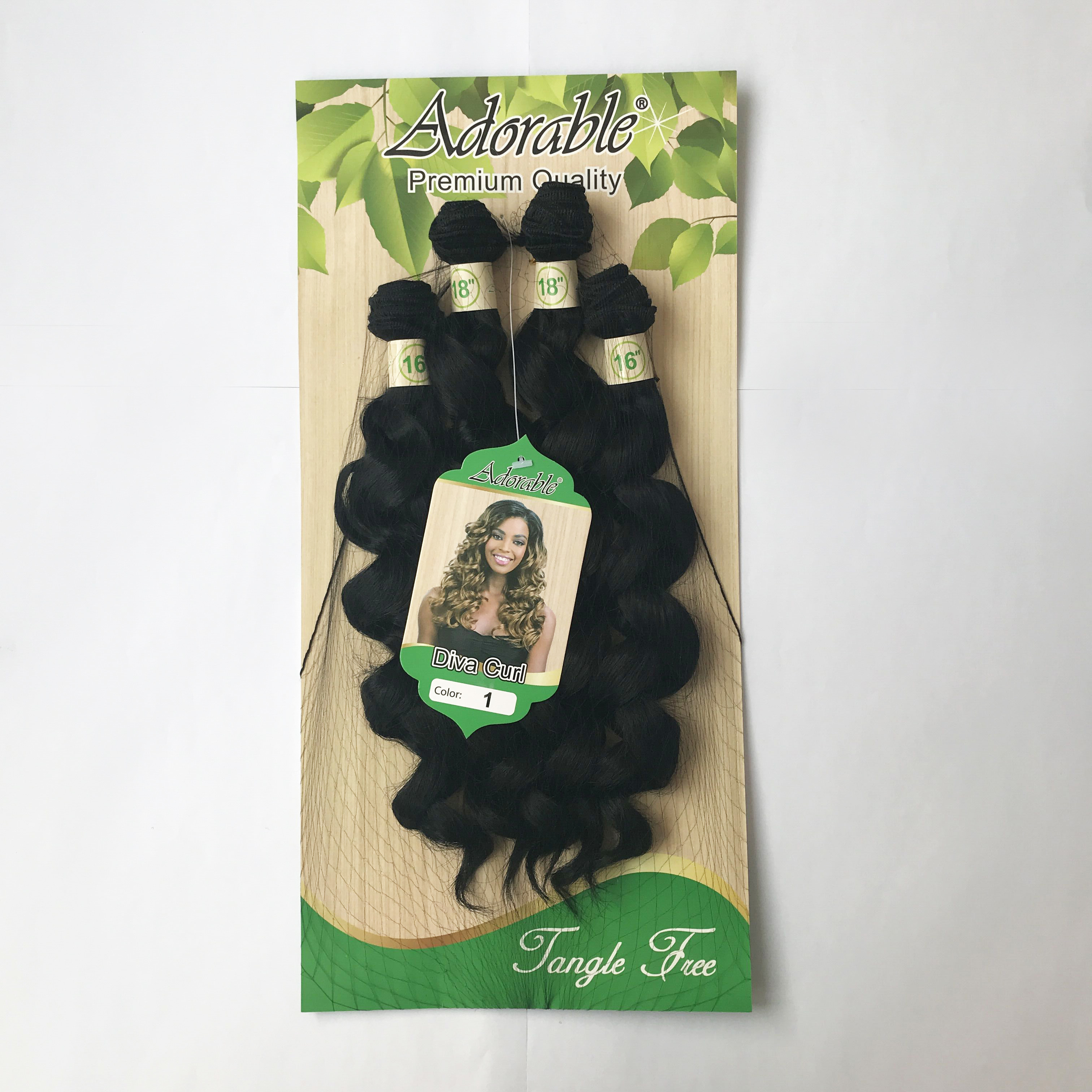 Diva curl 4pcs 1#