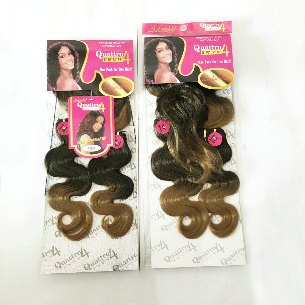 QUATTRO INDIAN CURL 4pcs