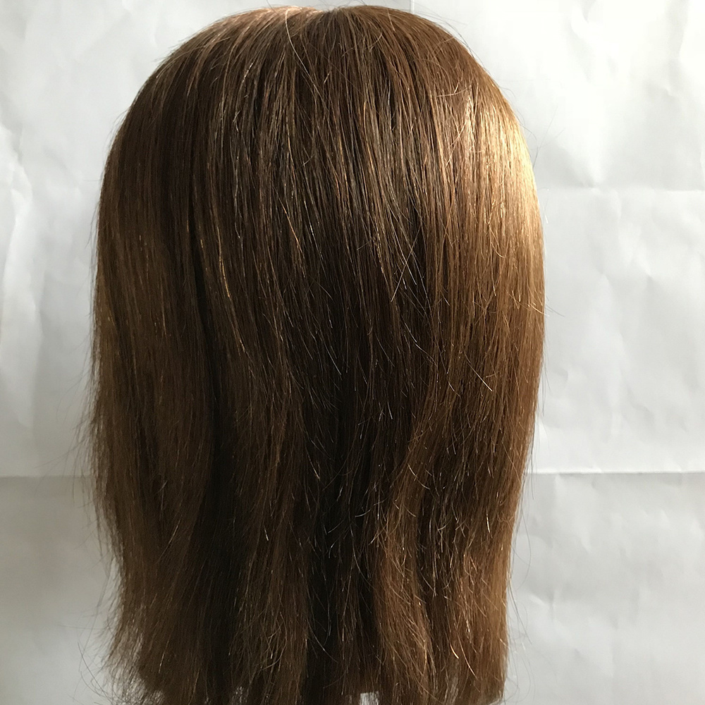 male human hair traning head 4#