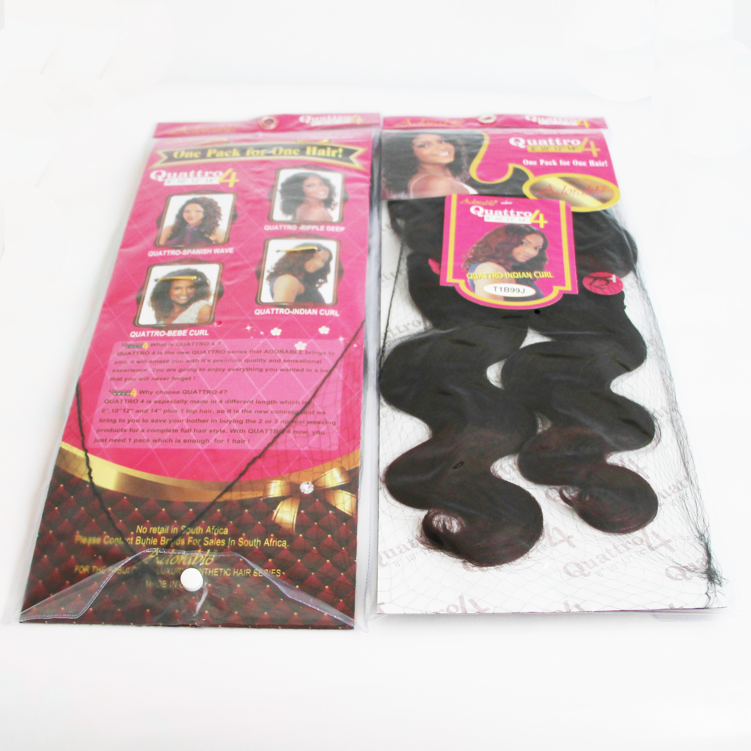 QUATTRO INDIAN CURL 4pcs