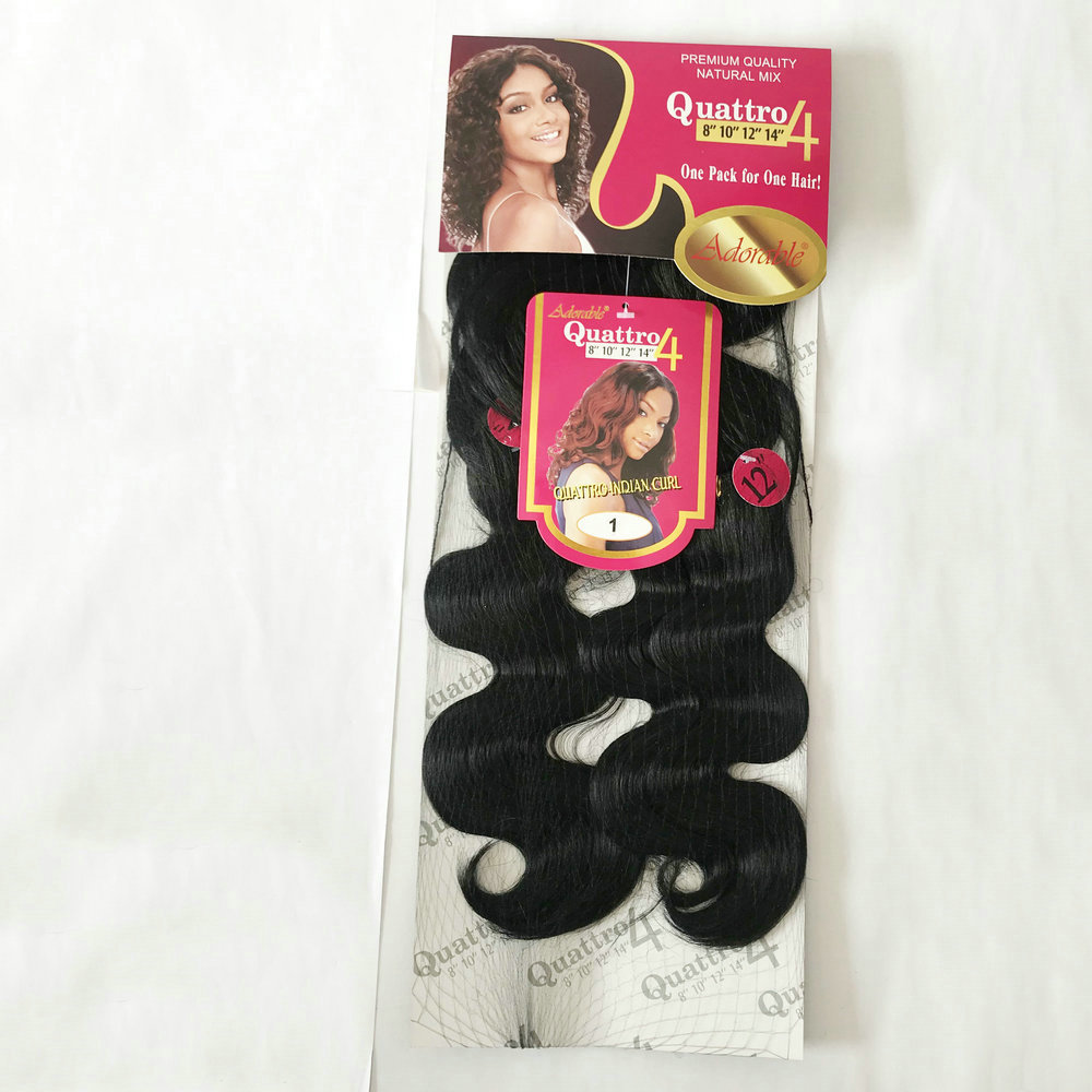 QUATTRO INDIAN CURL 4pcs